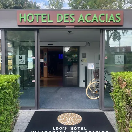 Logis Des Acacias Lille En Ferrain, Restaurant L'acacias Gourmand 3* ヌーヴィル・アン・フェラン