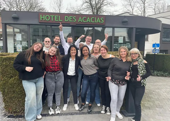 酒店 Logis Des Acacias Lille En Ferrain, Restaurant L'acacias Gourmand 诺伊维尔恩费莱恩