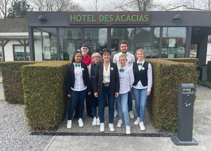 Logis Des Acacias Lille En Ferrain, Restaurant L'acacias Gourmand 酒店